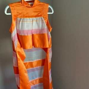 Orange Crop Top Rihanna Inspired